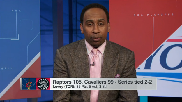 Gather your angst and prepare for a very satisfying "I told you so," Canada. Stephen A. Smith has officially apologized to us for doubting the Raptors.