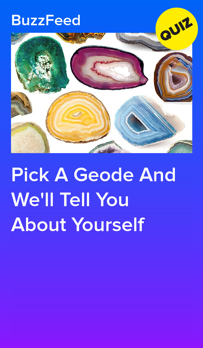 Pick A Geode And We'll Tell You About Yourself
