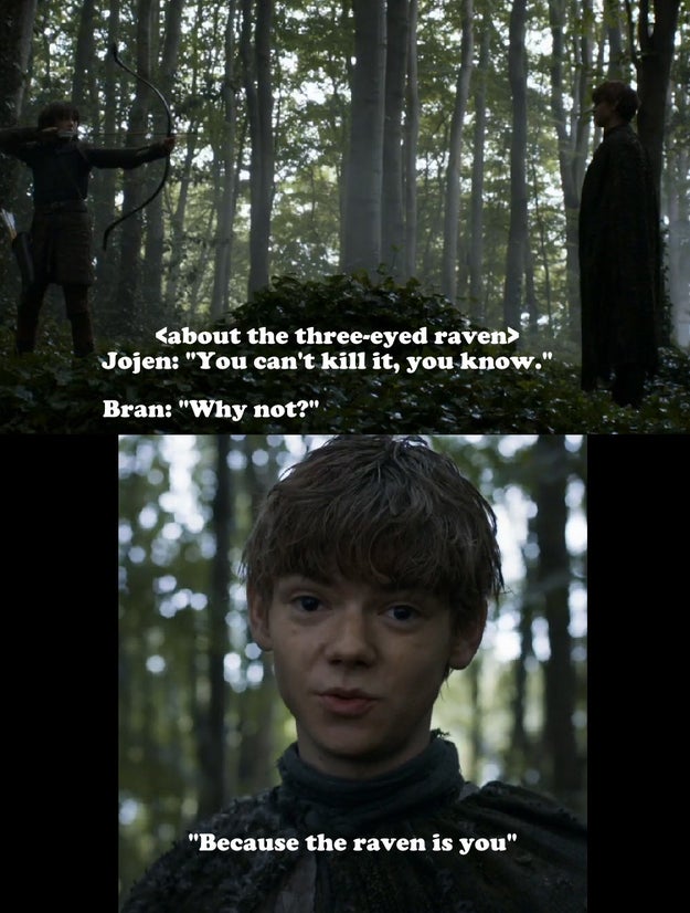 The crazy nature of time travel on Game of Thrones now has some fans wondering: Was this quote from Jojen Reed in Season 3 more literal than we thought?