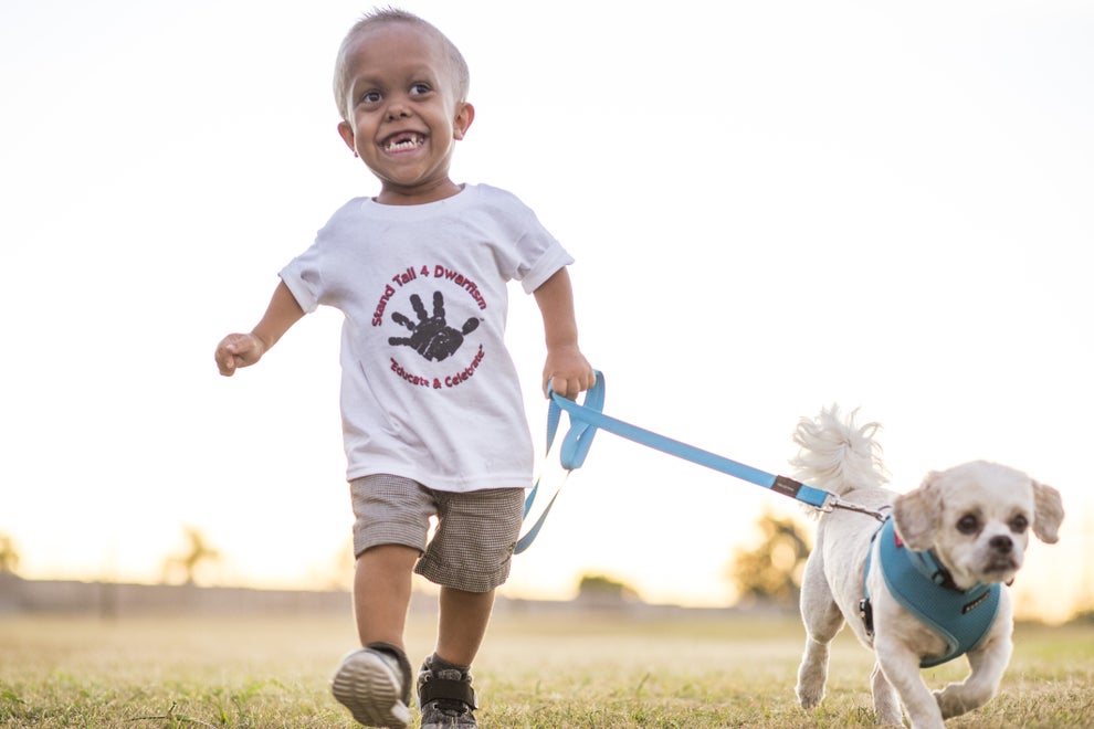 These Photos Of A Boy And His Dog Who Both Have Dwarfism Will Melt Your  Heart