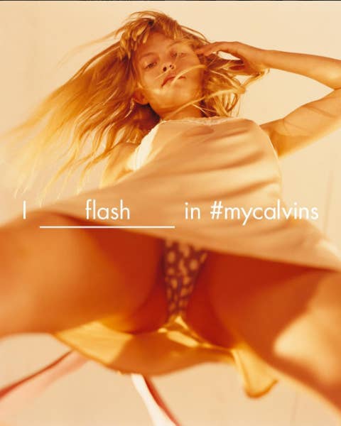MPs Reckon This Calvin Klein Upskirt Advert Is Irresponsible