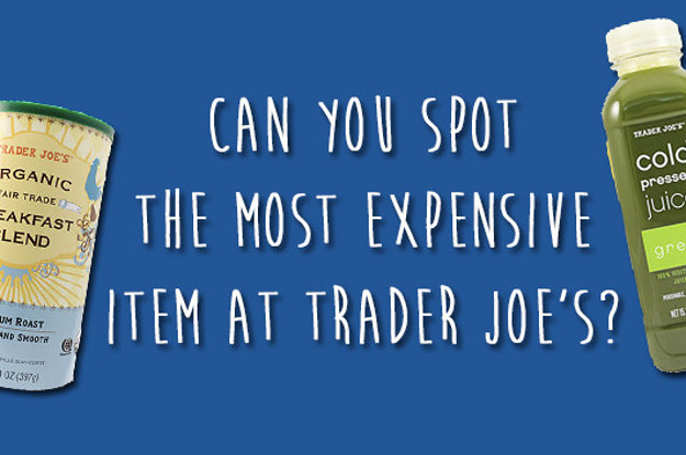 Can You Spot The Most Expensive Trader Joe's Item