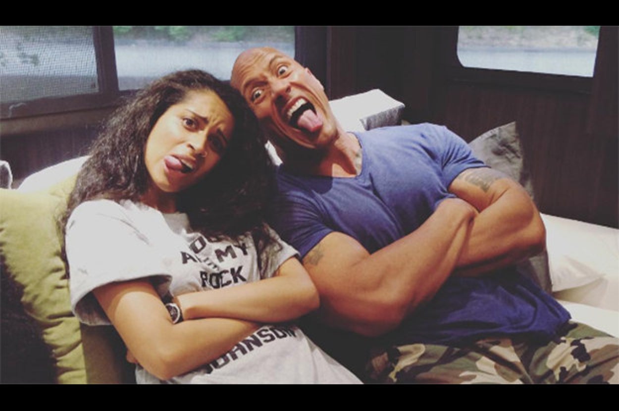 IISuperwomanII Instagrammed The Sweetest Message For The Rock On His  Birthday, image size:1250x830