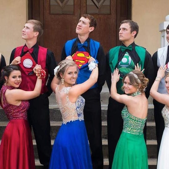 formal superhero dress People Are Loving These Teens And Their Perfectly-Coordinated Prom Outfits PromotionName: Labor Day Event