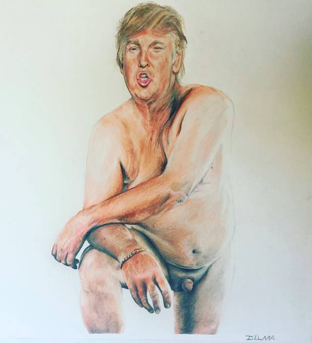 Artist Who Painted Donald Trump With Tiny Penis Says She Was Attacked By  Trump Supporter