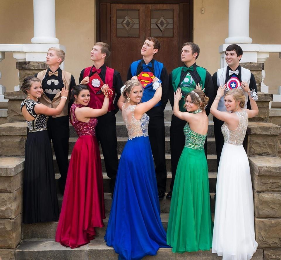 People Are Loving These Teens And Their Perfectly Coordinated Superhero Prom Outfits