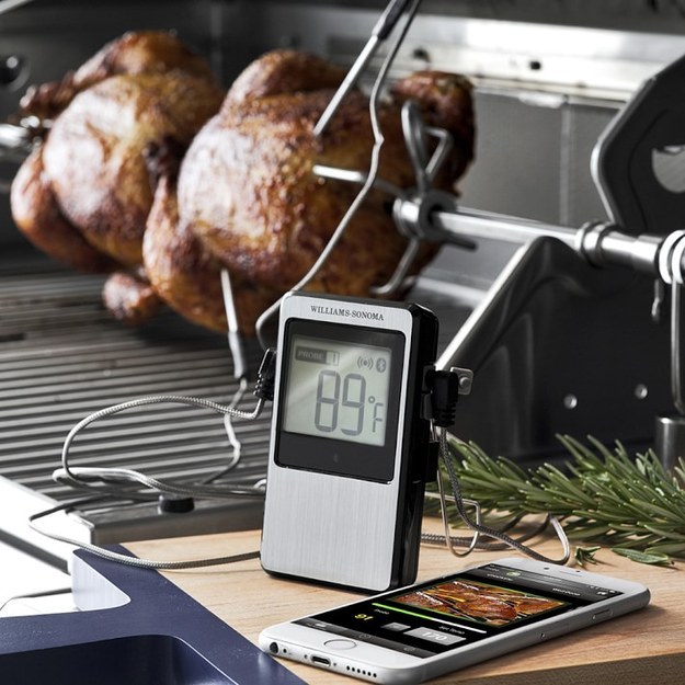 Un termómetro con Bluetooth para indicarte si la cena está lista.