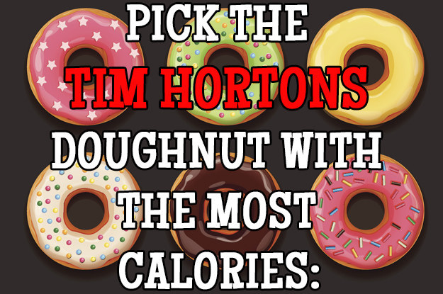 Which Tim Hortons Doughnut Has The Highest Calorie Count?