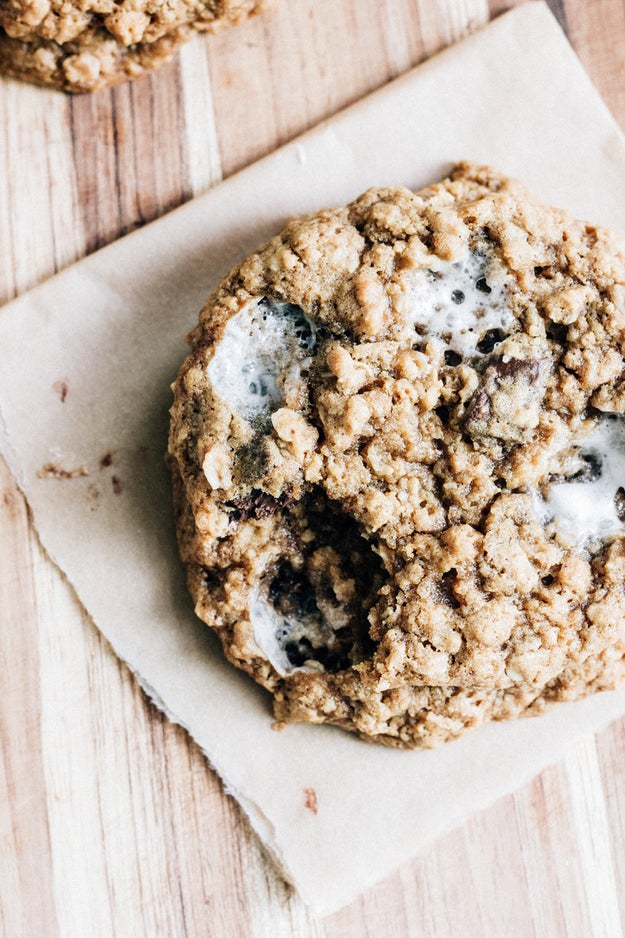 S'mores Oatmeal Cookies