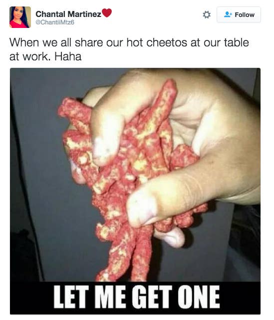 Literally Just 19 Hilarious Tweets About Hot Cheetos