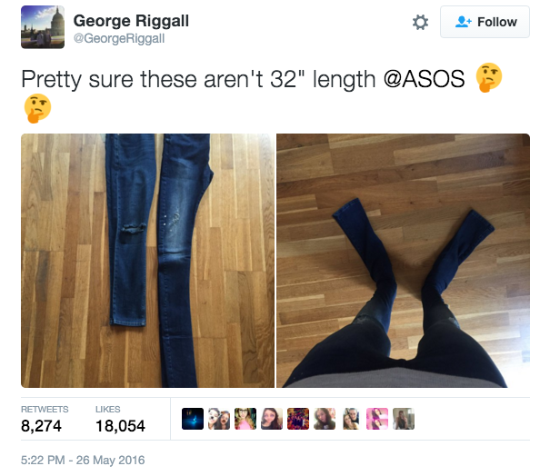 asos long jeans