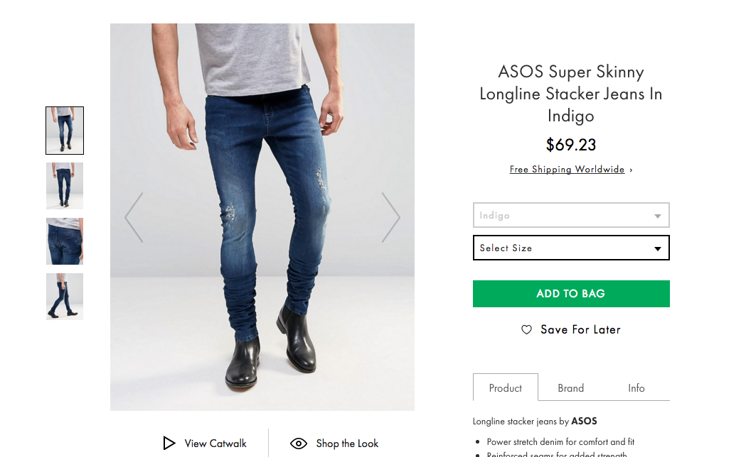 ASOS Wants You To Know Its Super Long Jeans Aren't A Mistake