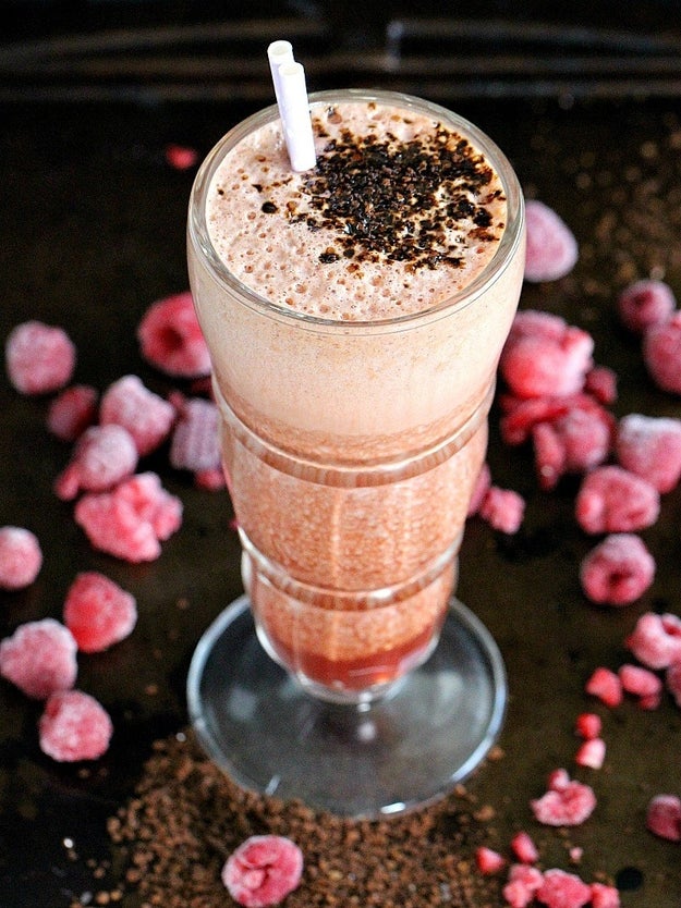 Raspberry Coffee Smoothie