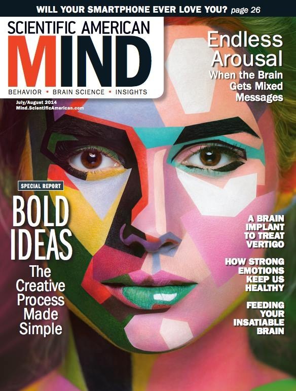 One portrait was featured on the July/August 2014 edition of Scientific American Mind.