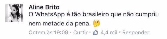 Mas é claro que a gente não resistiu a fazer uma piadinha.