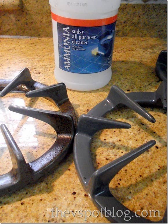 Baking Soda Ge Gas Stove Grates Cleaning Stove Grates Ammonia To