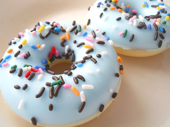 Get clean with this delicious looking doughnut soap: