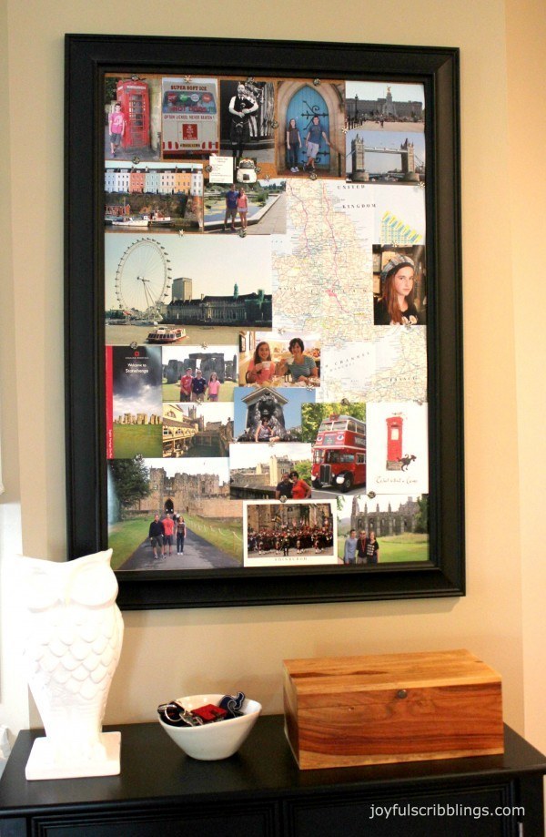 how to display travel photos at home