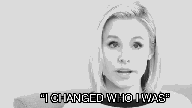 And she gets really honest by admitting that she didn't fully recognize she was doing that until she was in her 30's.