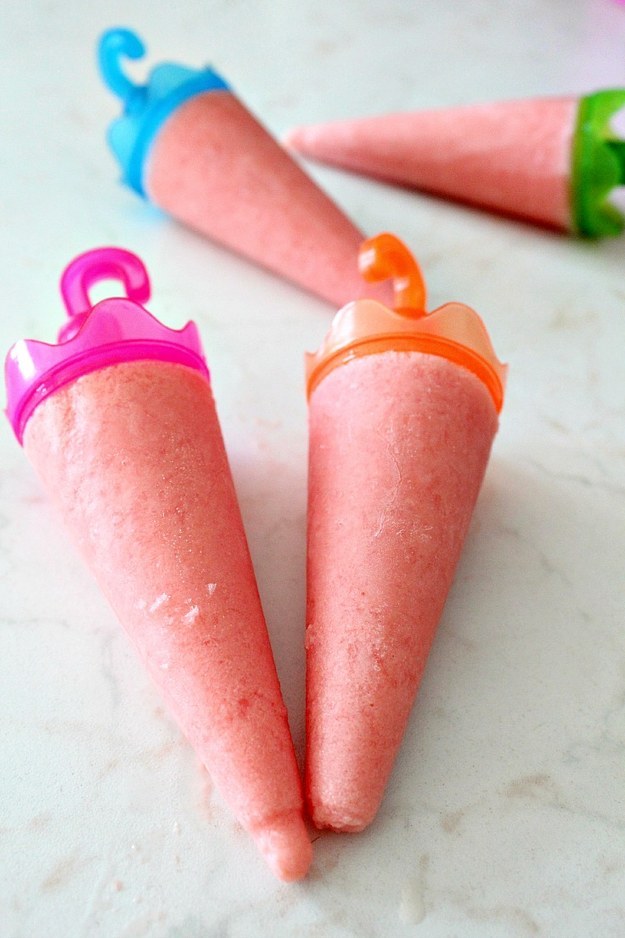 Watermelon Pops with Greek Yogurt