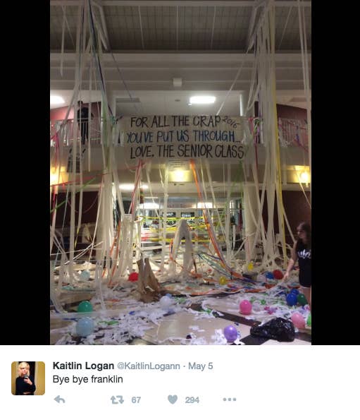 These High School Kids Covered Virtually Their Entire School In Toilet Paper For Epic Senior Prank