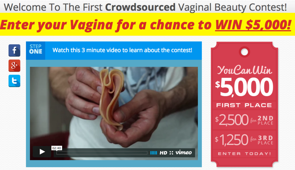 Tap to reveal. vaginacontest.com. this. 