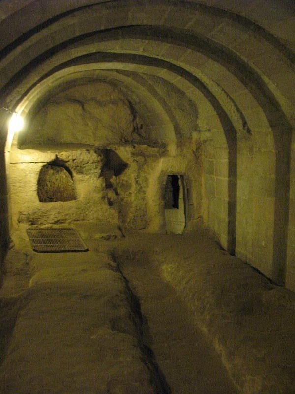 This massive underground tunneling network was discovered in 1963, by a man doing some home renovations. After further investigation it was confirmed to extend down about 200 feet and had 5 different levels with each level being able to be closed off by big round stones.It is believed to have been made between 8th–7th centuries B.C. Some say that because the area and surrounding landscape is mostly soft volcanic rock that these rooms and tunnels were all carved out by humans. I'm not so sure.