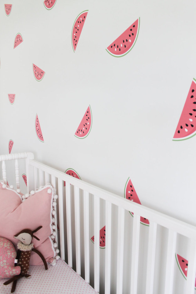 A set of delicious-looking watermelon decals.