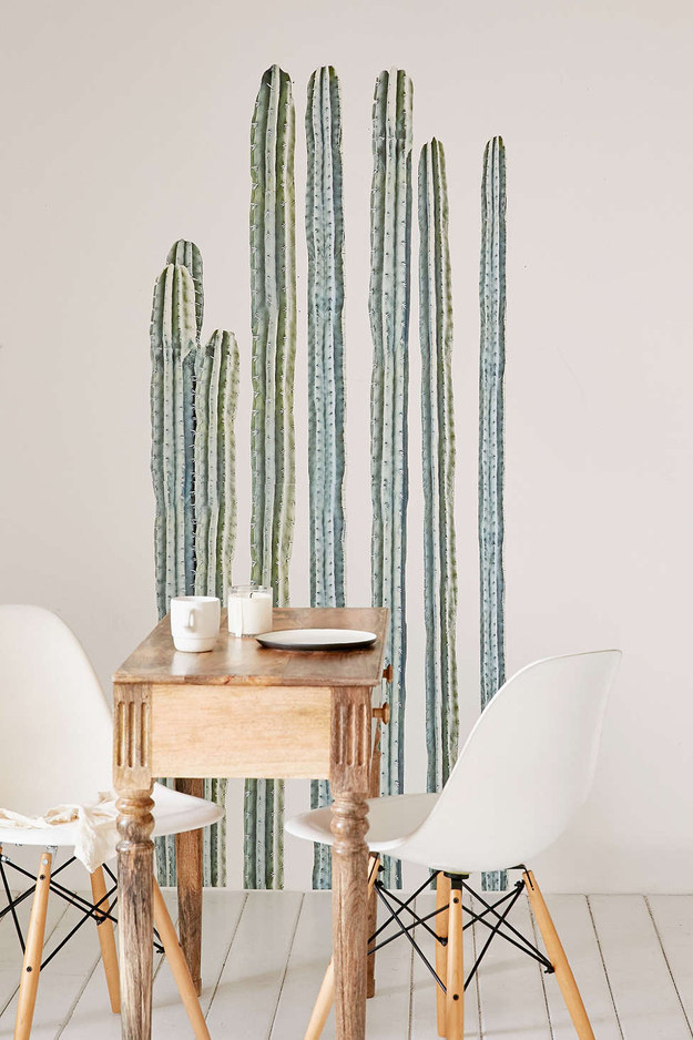 Cacti decals to turn your living room into the desert.