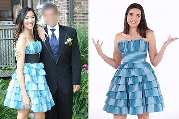 We Tried Our Old Prom Dresses And Wow They Were Cool