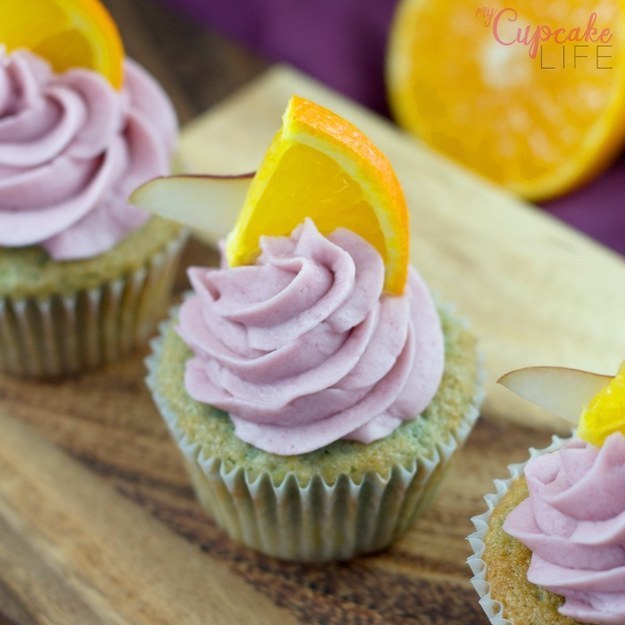 Spanish Sangria Cupcakes