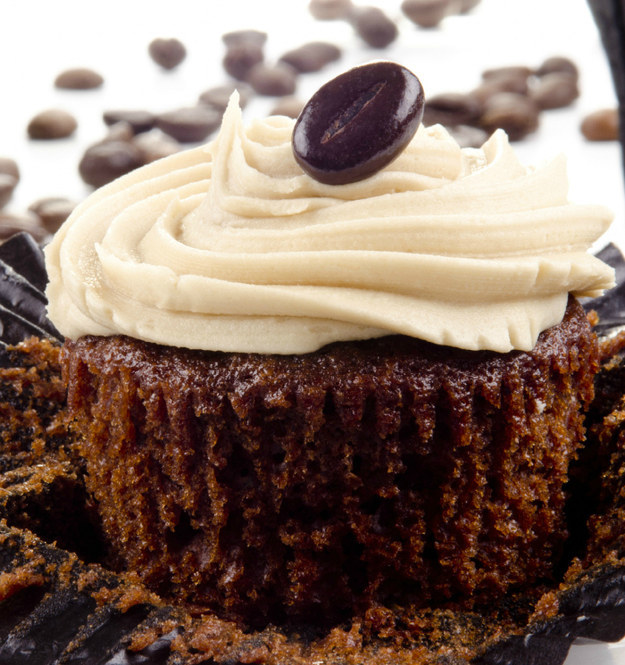 Mocha Cupcakes with Irish Cream Frosting