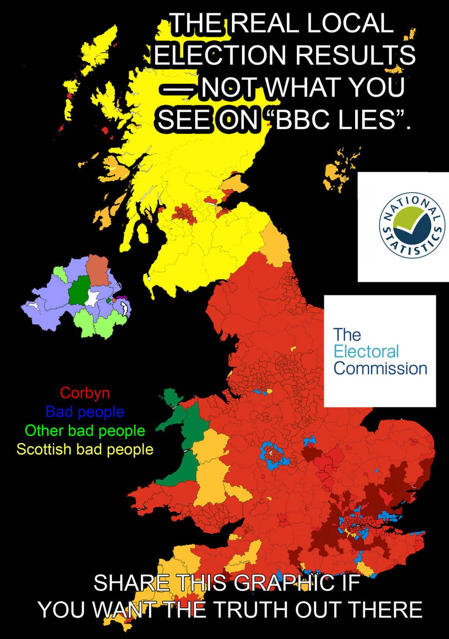 That Election Map Everyone Is Saving Is Fake