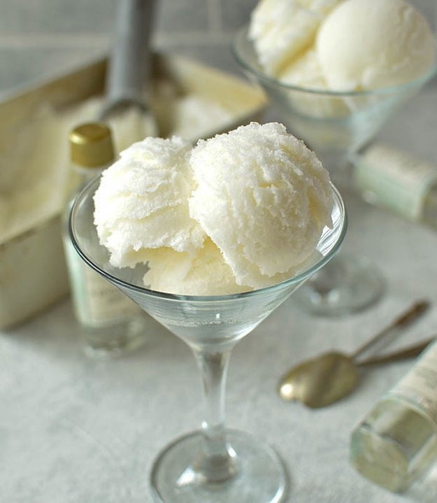 Gin and Bitter Lemon Sorbet