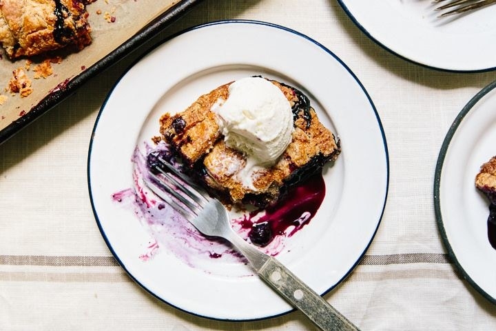 Slab pies (a.k.a. HUGE PIES) are a good idea for your next summer cookout. Get the recipe.
