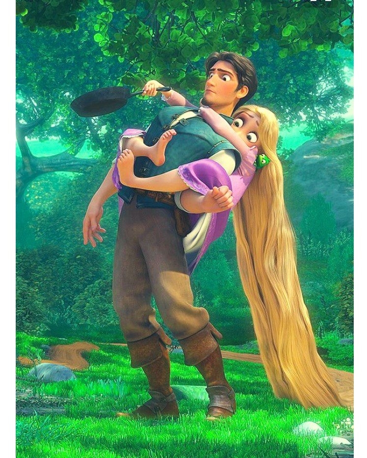 rapunzel worried