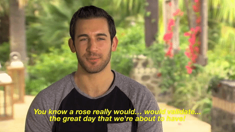 Derek, my personal fave solely because he looks like Jim Halpert, gets the first one-on-one date of the season. It is… impossibly dull. I can't even believe how boring it looks, and they get a private plane! Derek and Jojo fly to San Francisco as part of some watered-down Choose-Your-Own-Adventure nonsense, and they opt for a "Golden Gate Bridge" picnic that is literally so far away from the Golden Gate that I wonder if they're maybe in Sausalito? It's bananas. Boring bananas. Here is a video of Derek covering Justin Bieber.