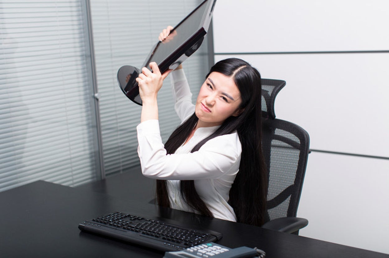 This Life Hack Will Help You Calculate How Far Women Throw Their Computers