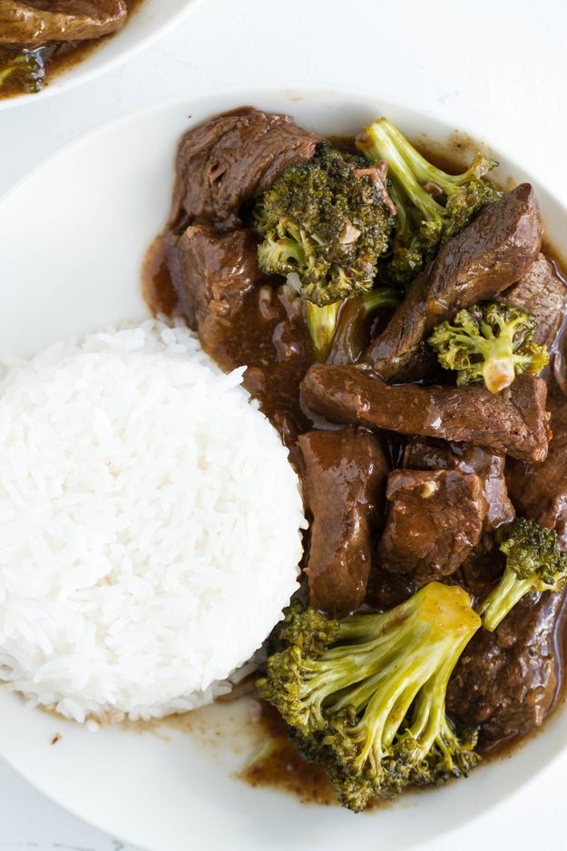 Easy Slow Cooker Beef And Broccoli