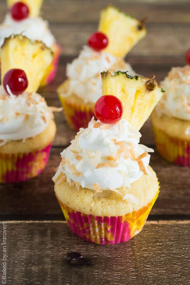 Pina Colada Cupcakes