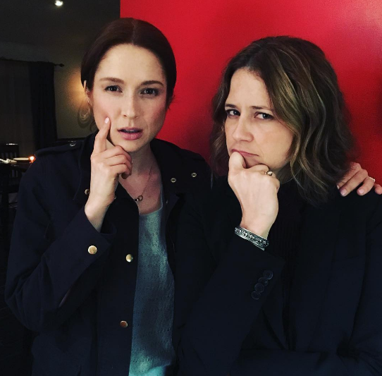 When our two favorite receptionists hung out in March 2016.