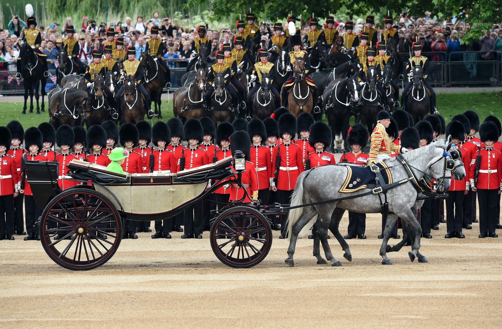 Princess Charlotte Made Her First Public Appearance During The Queen's ...