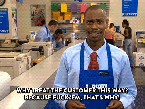 To all my customer service peeps: STAY STRONG!