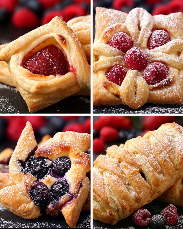 Puff Pastries Four Ways