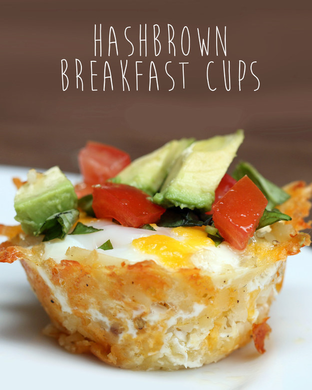 hash brown breakfast cup