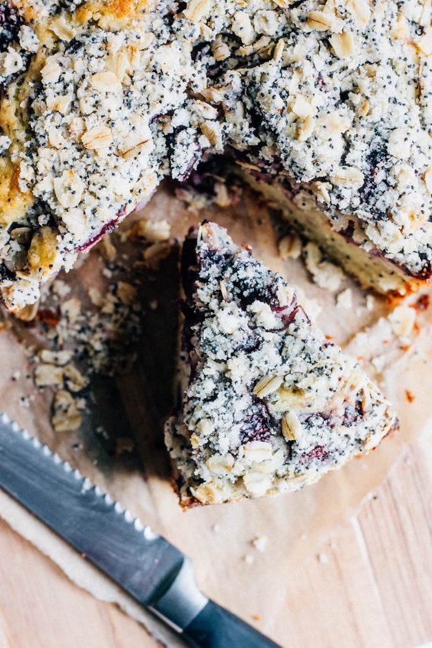 Cherry Poppy Seed Cake