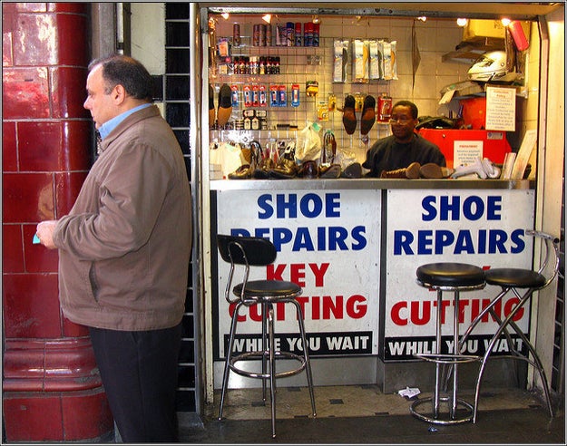 A repair shop you've never actually seen anyone in.