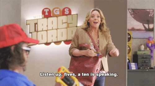 "Listen up, fives, a ten is speaking."