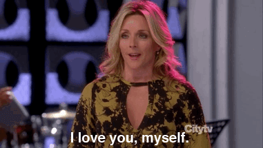 "I love you, myself."