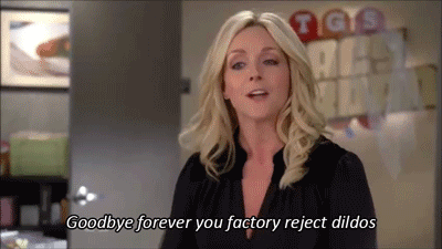 "Goodbye forever, you factory reject dildos."